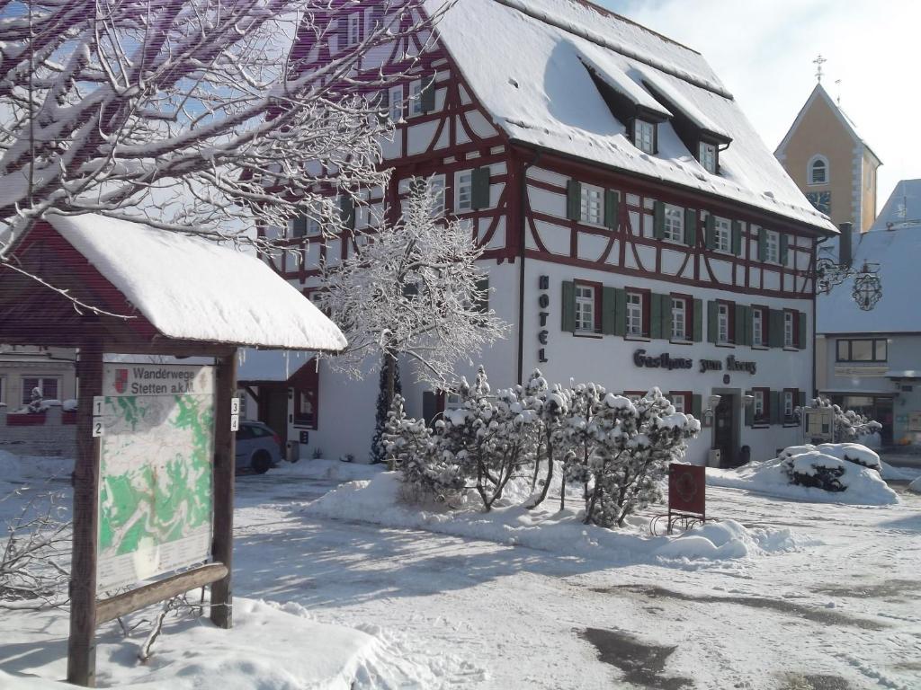 Gasthaus Hotel Zum Kreuz Stetten am Kalten Markt Exteriör bild